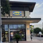 This is a storefront view of IKEA in The Domain, Austin