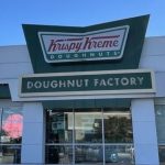 This is a storefront image of Krispy Kreme