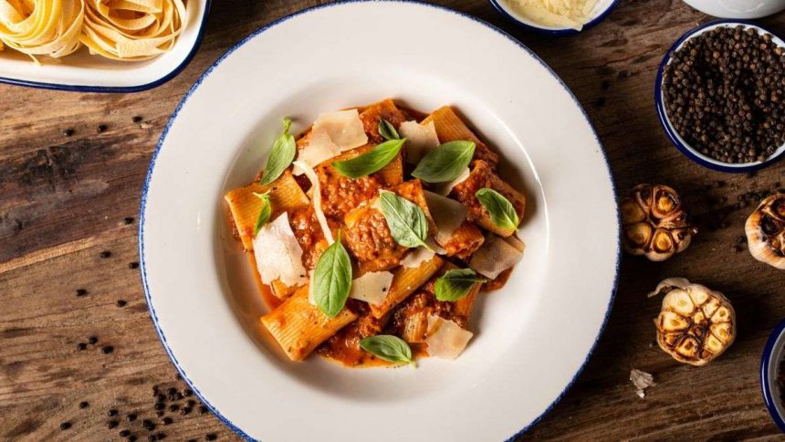 Paccheri Bolognese from Lucca’s menu (Lucca)