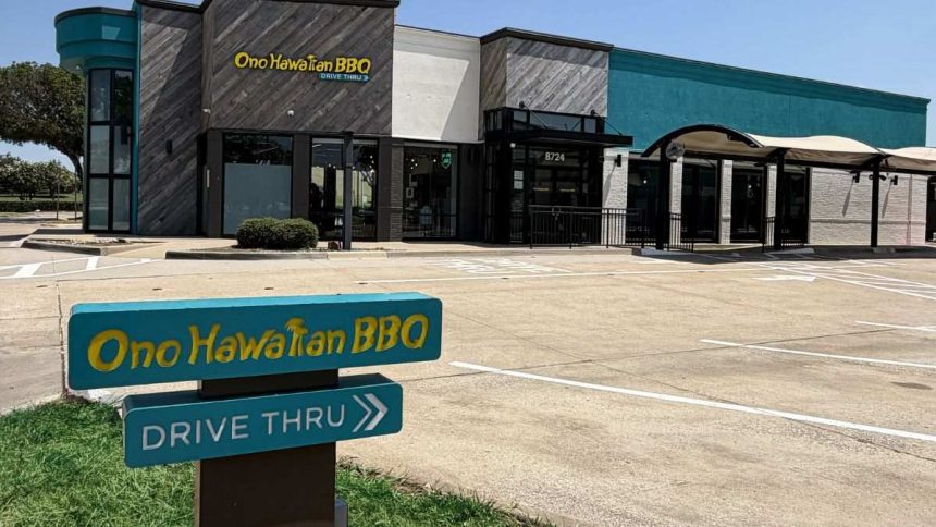 Street view of Ono Hawaiian BBQ restaurant in Plano (prnewswire.com)