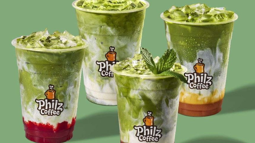 This image shows new matcha drinks by Philz Coffee