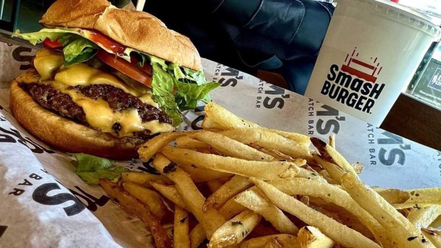 This is a storefront image of Smashburger