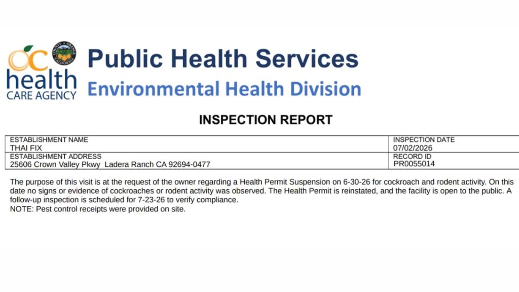 Thai Fix reinspection report image