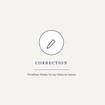 Editorial correction notice