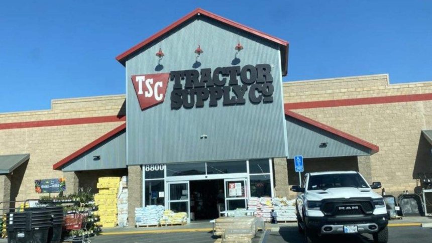 This is a storefront image of Tractor Supply Company