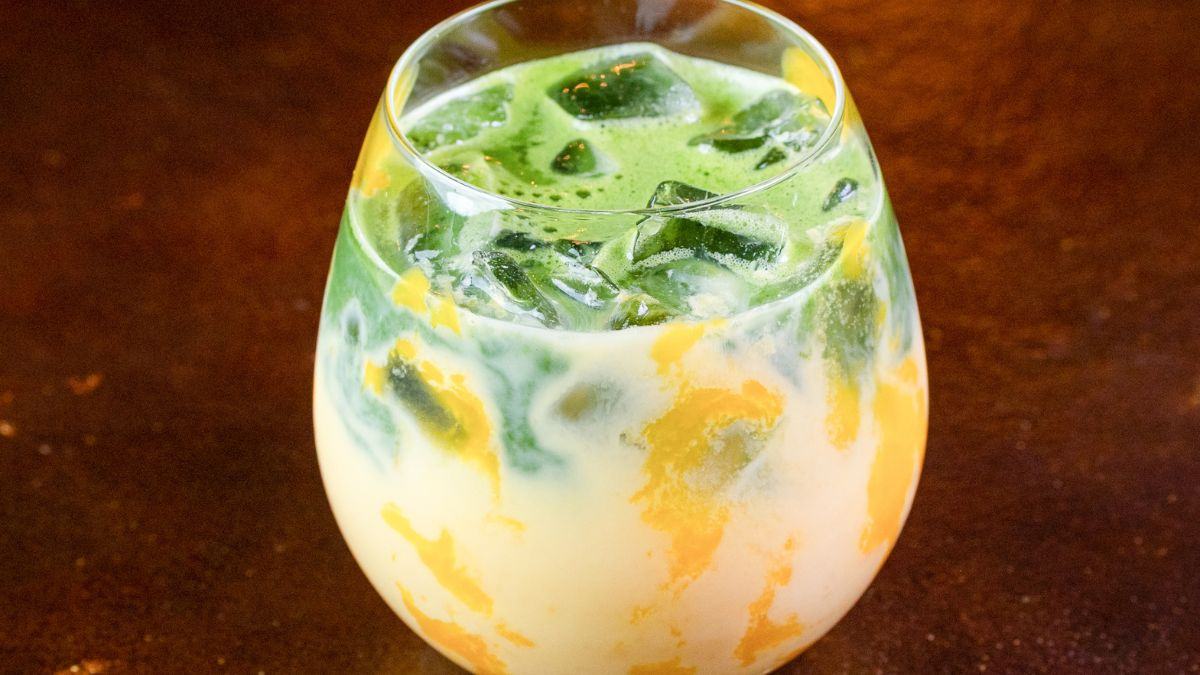 Mango Matcha from the menu of Wah Coffee (Courtesy of Phavur Media)