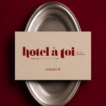Toronto's Coffee Oysters Champagne Rebranding as Hotel à toi