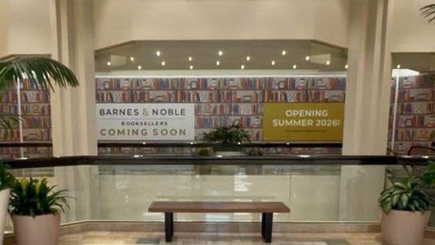 Barnes & Noble to open in Costa Mesa on August 26.