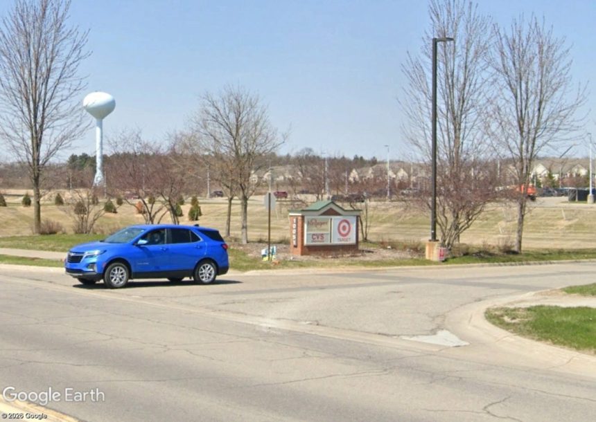 Kroger Building Fuel Center and Convenience Store Off U.S.-23 in Hartland