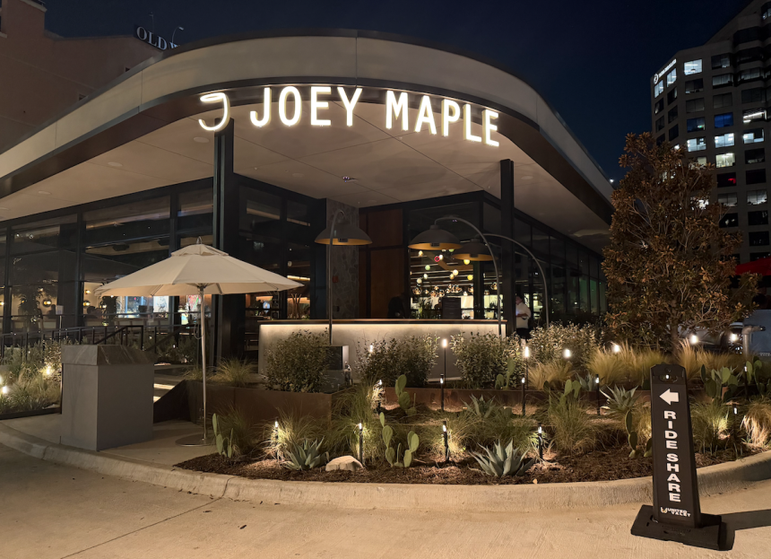 JOEY Maple Debuts in Uptown Dallas