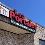 This image shows an outer view of Los Portales